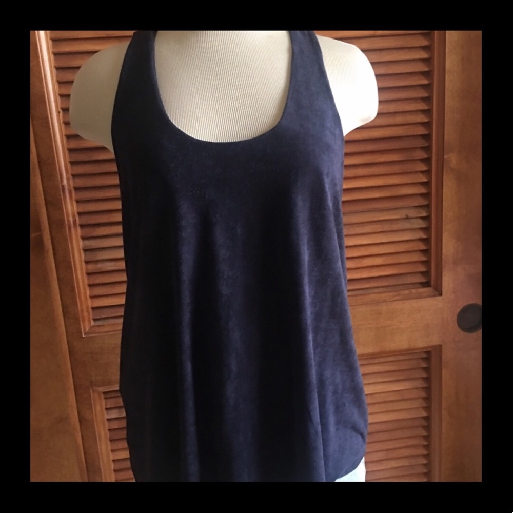 🔥SALE🔥Ooberswank Faux Suede Racerback top